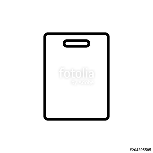 500x500 Cutting Board Icon Vector Illustration Stock Image And Royalty
