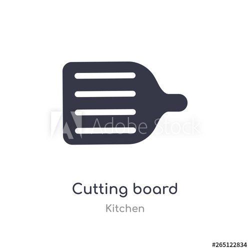 500x500 Cutting Board Icon Isolated Cutting Board Icon Vector