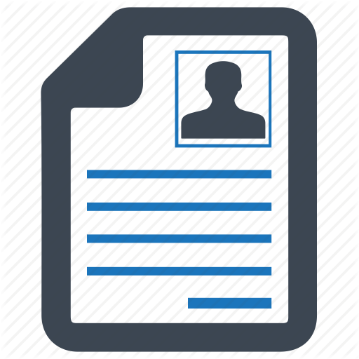 512x512 Cv, Employment, Job, Profile, Resume Icon