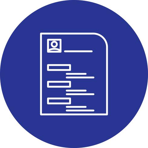 490x490 Vector Cv Icon