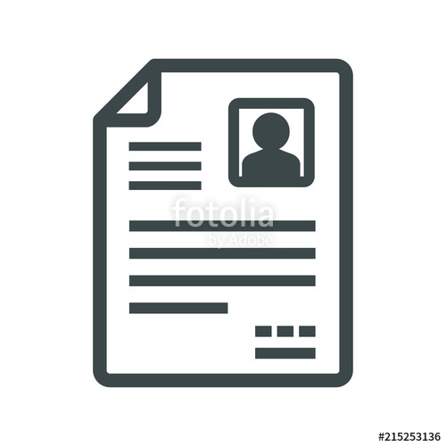 500x500 Cv Icon Resume Stock Image And Royalty Free Vector