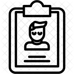 256x256 Cv Icon Of Line Style