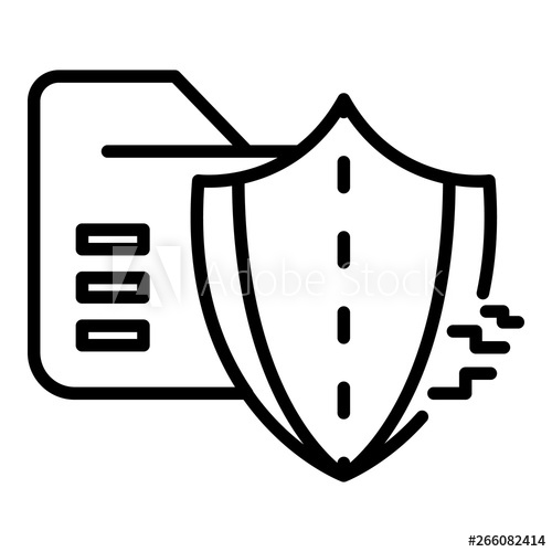 500x500 Cyber Attack On Firewall Icon Outline Cyber Attack On Firewall