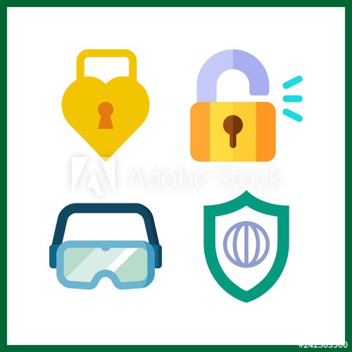 Cyber Icon Vector Illustration Cyber Set Padlock And Secure 500x500 Cyber Icon Vector Illustration Cyber Set Padlock And Secure