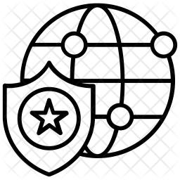 256x256 Cyber Security Icon Of Line Style