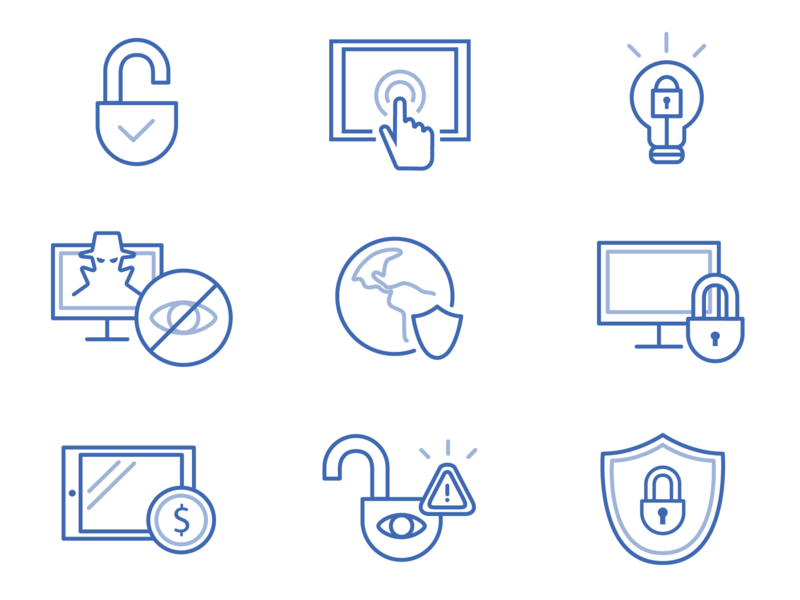 800x600 Cybersecurity Icons