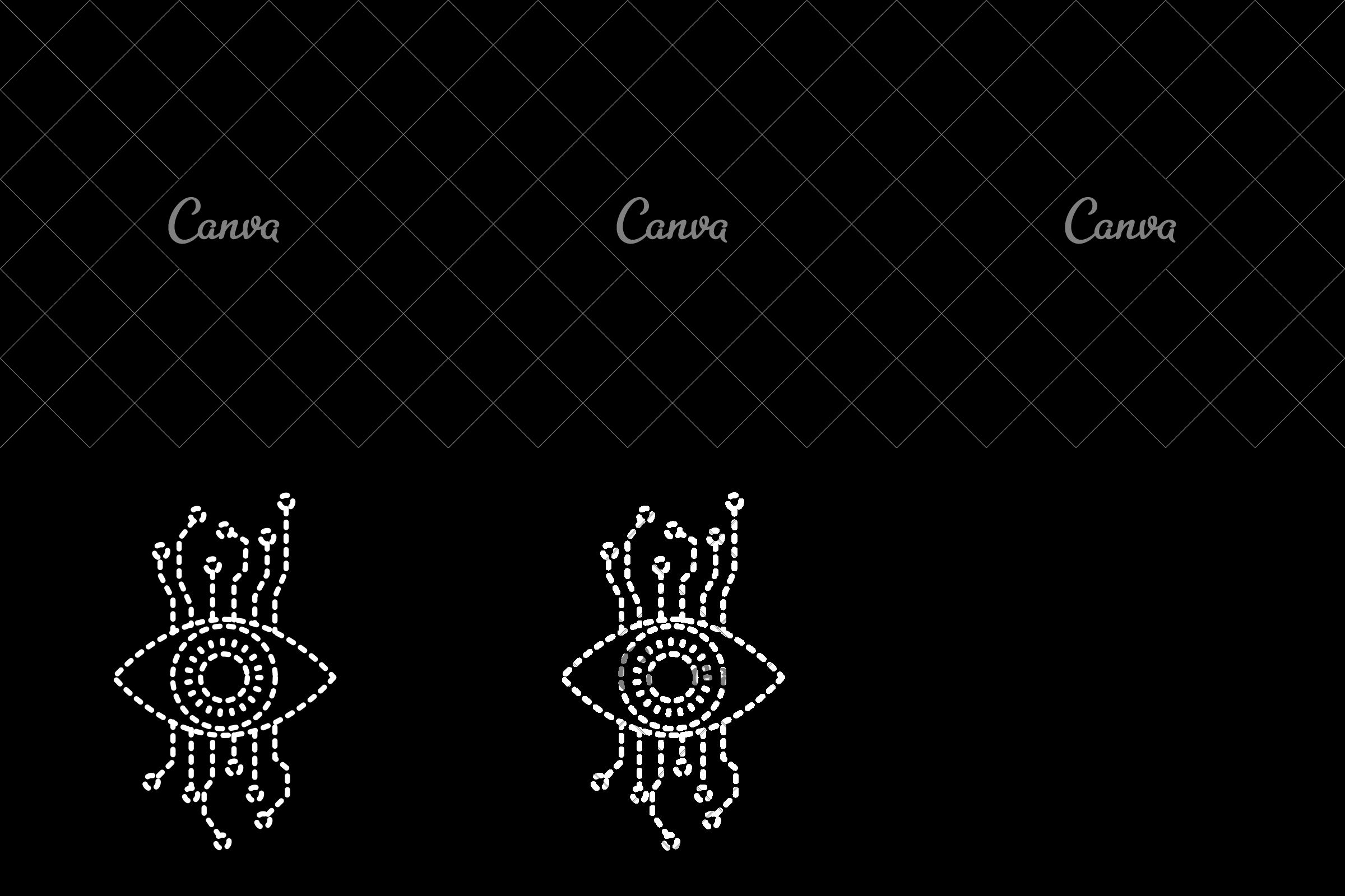 2400x1600 Eye Cyber Security Icon In Dotted Silhouette