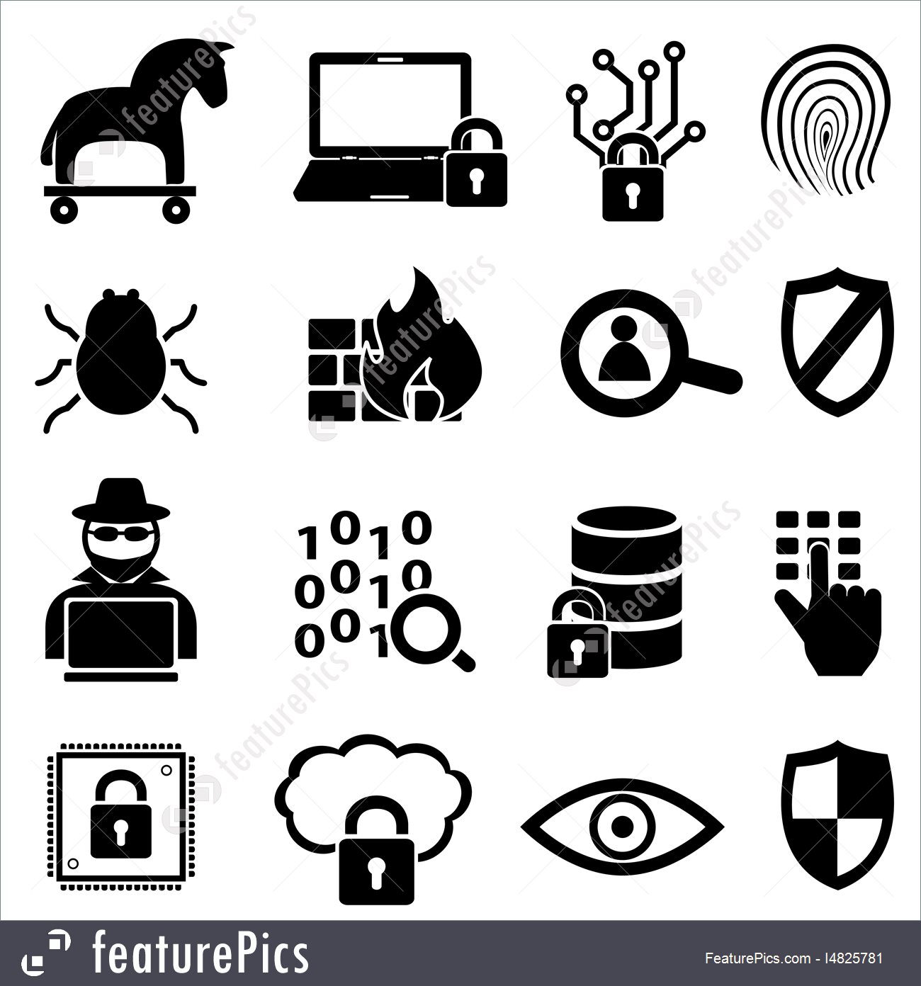 Cyber Security Icon At Vectorified.com | Collection Of Cyber Security ...