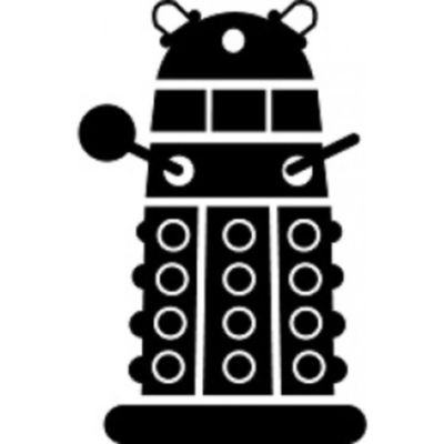 400x400 Cyberman Head Outline