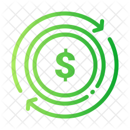 256x256 Money Cycle Icon Of Line Style