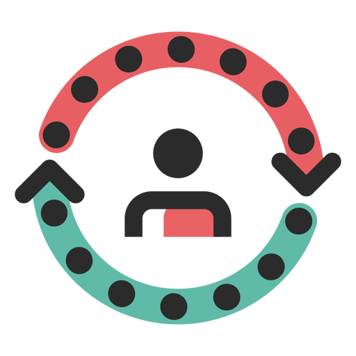 512x512 Customer Cycle Colored Stroke Icon