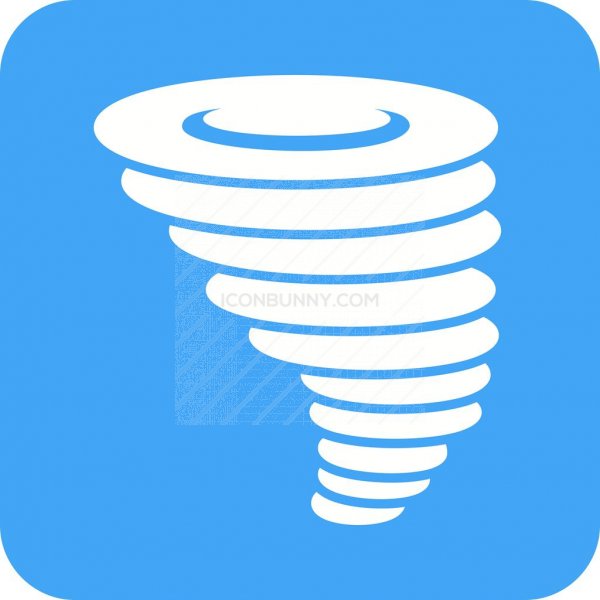 600x600 Cyclone Flat Round Corner Icon