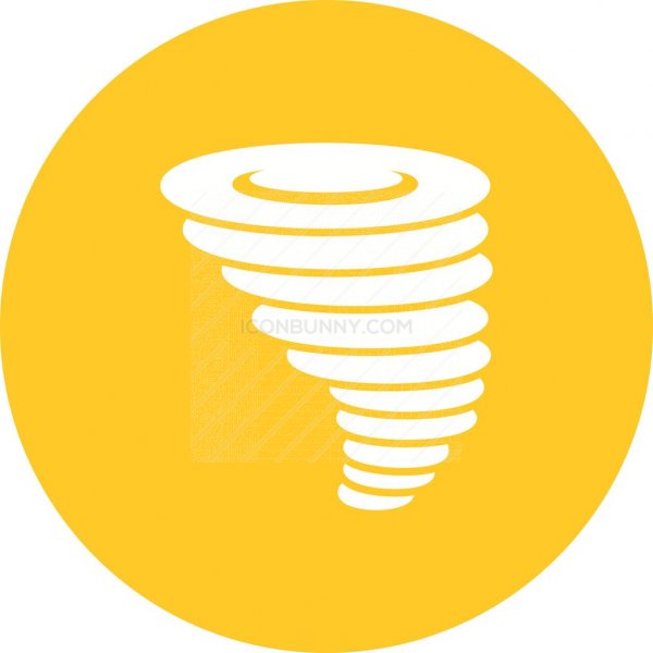 600x600 Cyclone Flat Round Icon