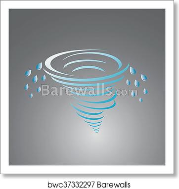 362x382 Cyclone Icon, Art Print Barewalls Posters Prints
