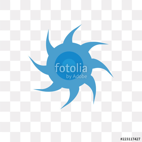 500x500 Cyclone Icon On Transparent Background Modern Icons Vector