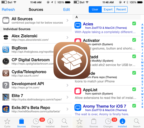 593x525 Cydia Updated With Ios Icon And Redesigned Interface