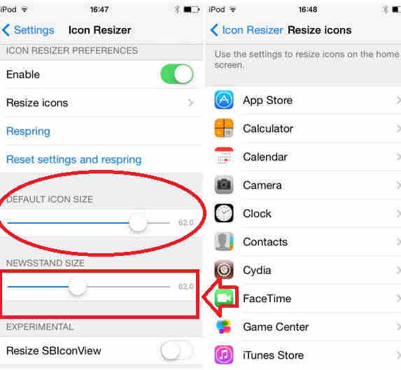 573x529 How To Change Apps Icon Size In Iphone, Ipad