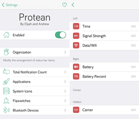 450x384 How To Customize The Iphone Status Bar On Ios With Protean