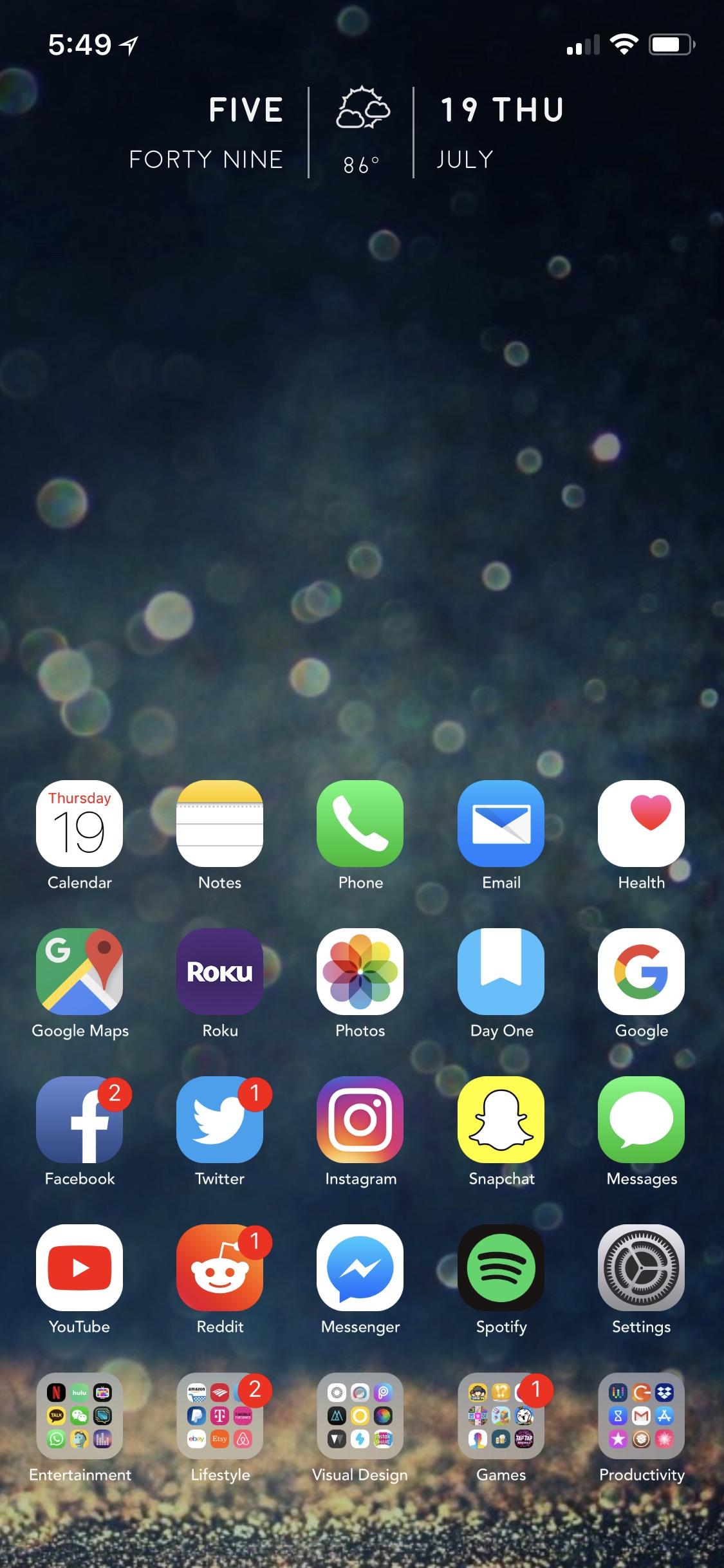 1125x2436 Question A Tweak That Allows You To Replace Folder Icon