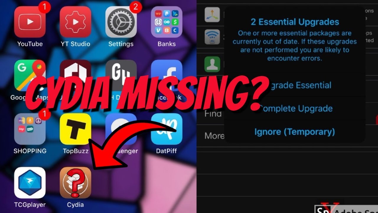 1280x720 Cydia Missing!! Here's How To Fix It! Ios