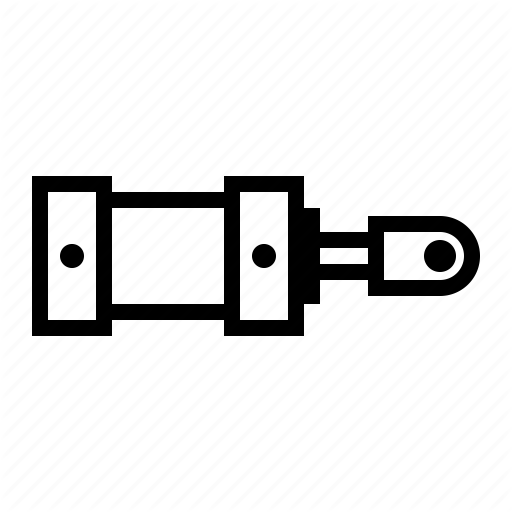 512x512 Cylinder, Hydraulic, Pneumatic, Pull, Push Icon