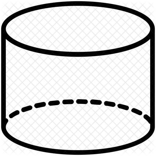 512x512 Cylinder Icon Of Line Style