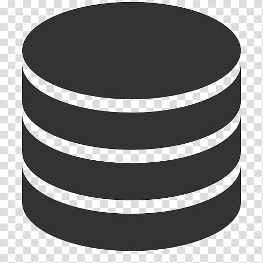 512x512 Gray And Black Cylinder Icon Screengrab, Database Server Computer