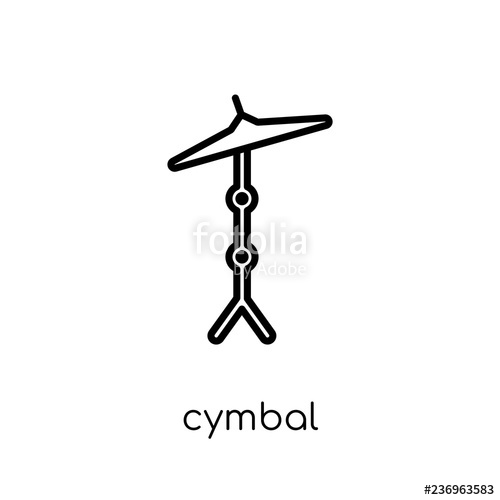 500x500 Cymbal Icon From Music Collection Stock Image And Royalty Free