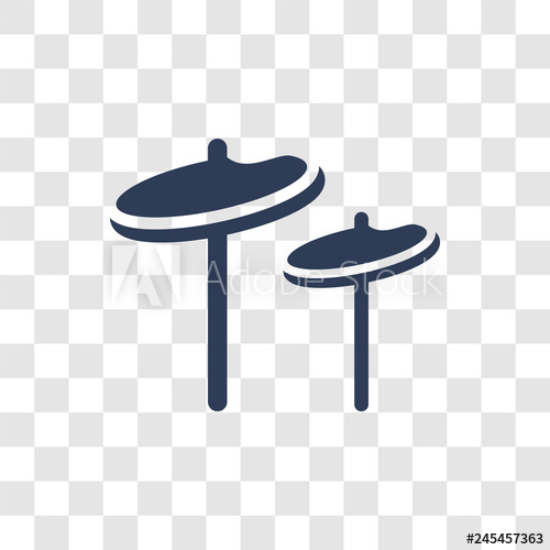 500x500 Cymbal Icon Vector