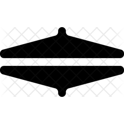 256x256 Cymbals Icon Of Glyph Style