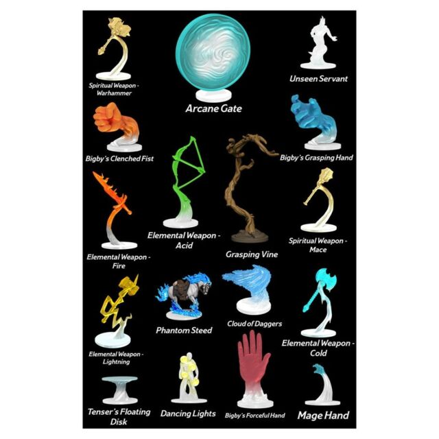 640x640 Wizkids Dampd Icon Of The Realms Spell Effects Arcane Fury Divine