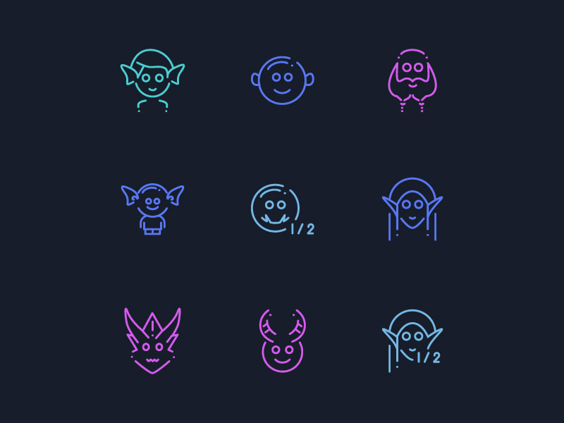 800x600 Dungeons And Dragons Race Icons