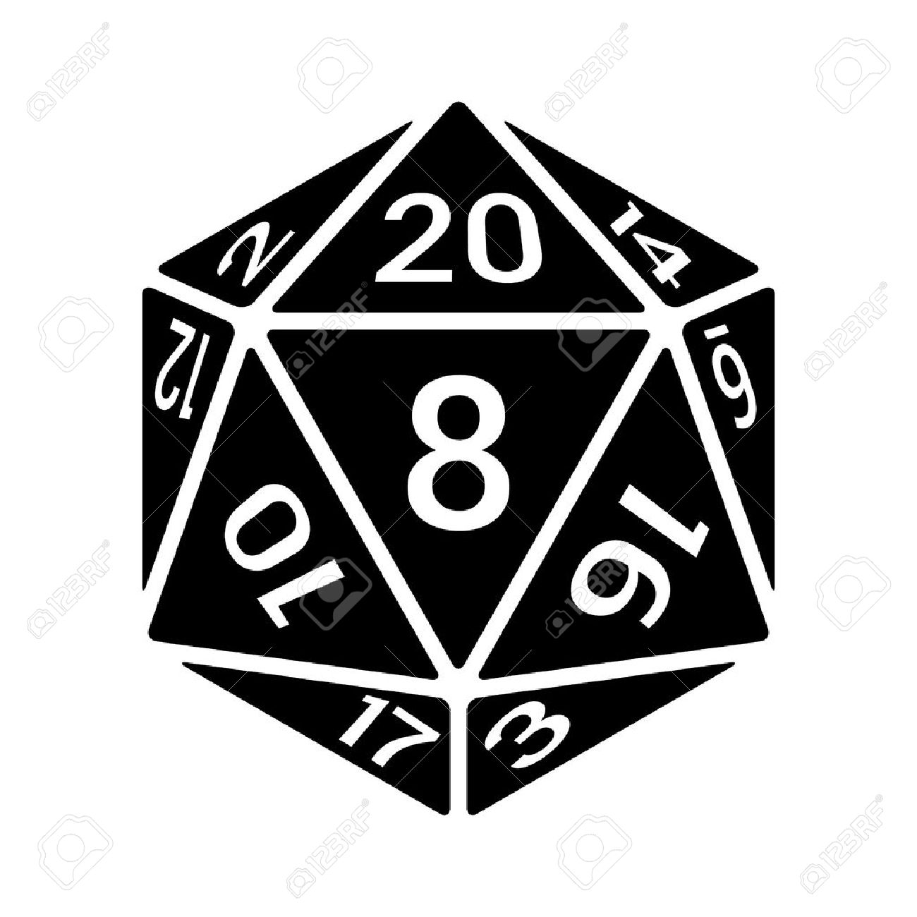 1300x1300 Sided Dice Icon