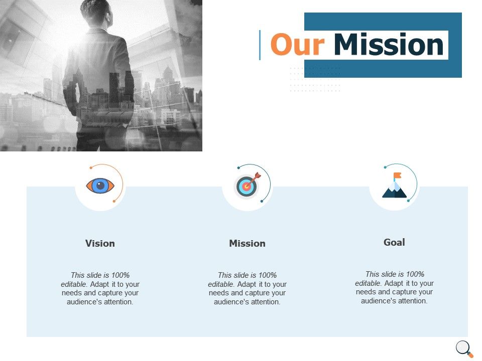 960x720 Our Mission And Vision Goal Ppt Powerpoint Presentation Icon