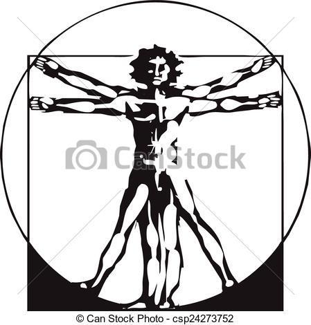 449x470 Da Vinci Man Icon