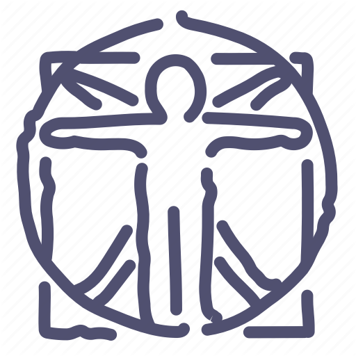 512x512 Davinci, Human, Man, Vitruvian Icon