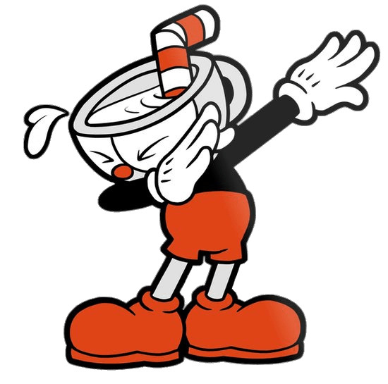 550x545 Cuphead Performing Dab Icons Png