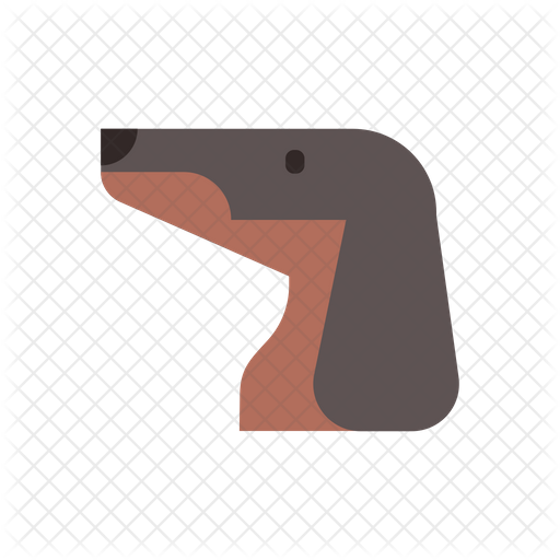 Dachshund Icon Of Flat Style 512x512 Dachshund Icon Of Flat Style