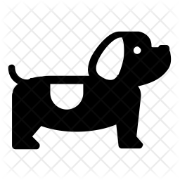 Dachshund Icon Of Glyph Style 256x256 Dachshund Icon Of Glyph Style
