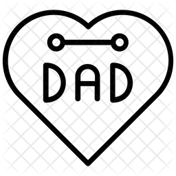 256x256 Father Love Icon Of Line Style