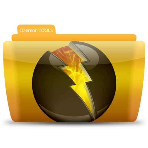 512x512 Daemon Tools, Folder, Icon Free Of Colorflow Icons