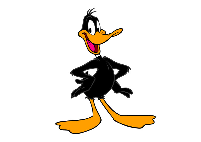 800x566 Daffy Duck Vector