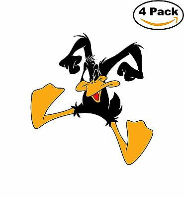 370x400 Daffy Duck Angry Cartoon Bugs Bunny Decal Diecut Sticker