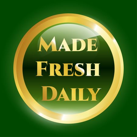 450x450 Made Fresh Daily Icon Freestock Vectors