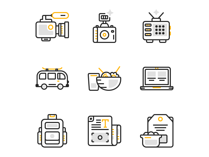 800x600 Daily Life Icons