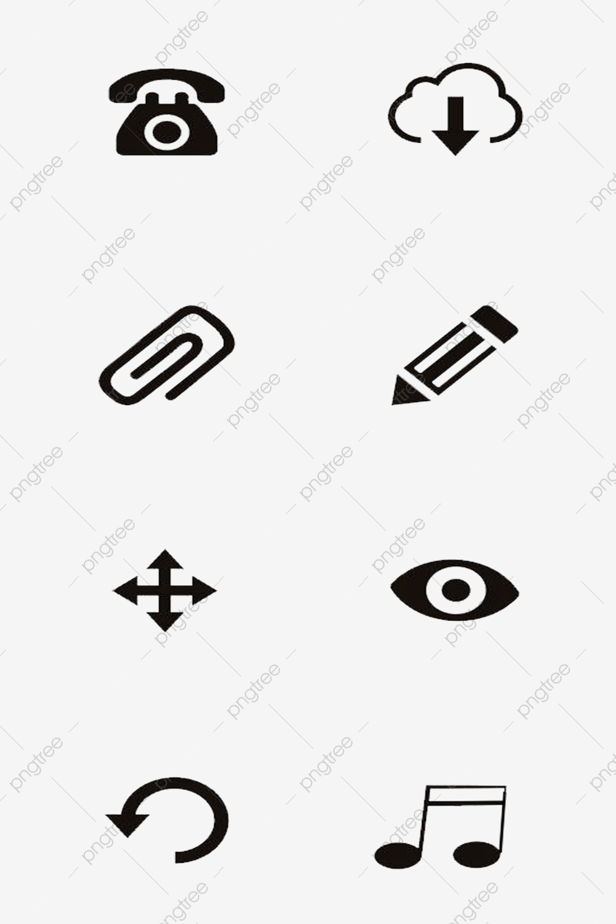 1200x1800 Daily Life Small Icon Will Listen To The Call, Download Icon, Ring