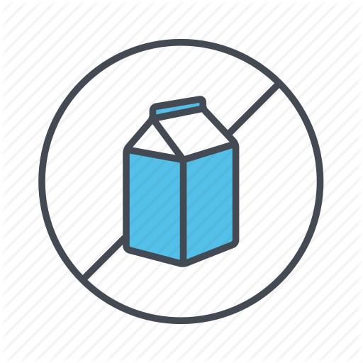 512x512 Dairy Free, Lactose Intolerance, No Dairy, No Milk Icon