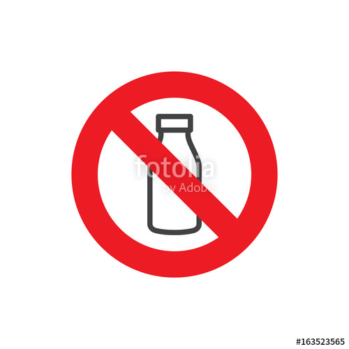 500x500 Dairy Free Icon Vector Stock Image And Royalty Free Vector