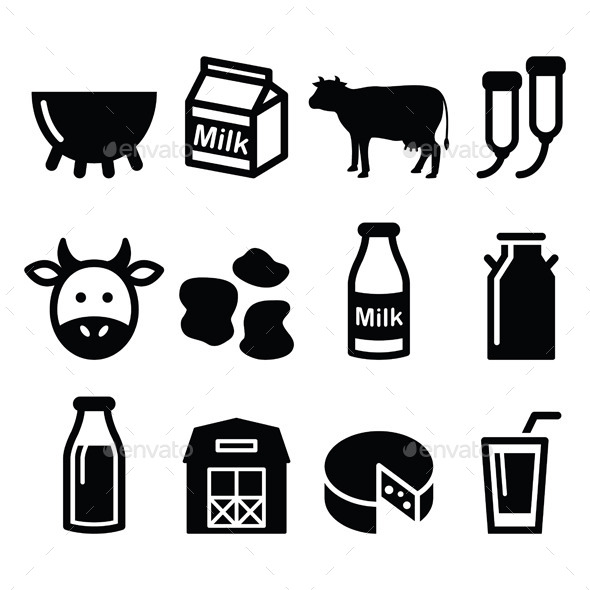 Dairy Icon At Collection Of Dairy Icon Free For Personal Use 2359