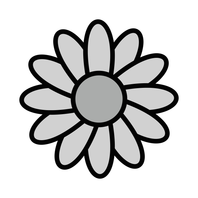 640x640 Daisy Icon In Trendy Style Isolated Background, Daisy, Flower